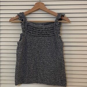 Women's Blue Knit Top